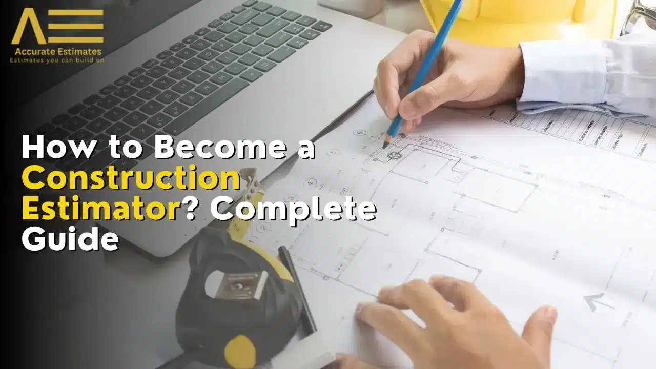 An estimator working on project - Complete guide to become a construction estimator