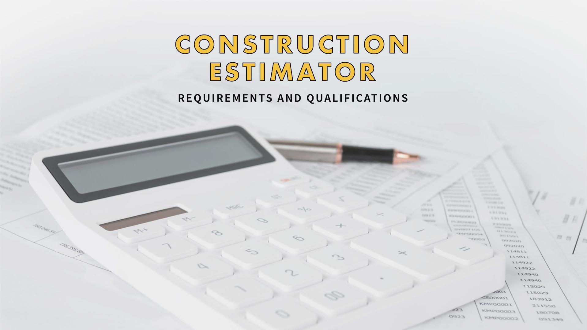 In the construction industry, several factors influence the outcomes, and one of the most important factors is A Construction Estimator. The role of an estimator is basically to predict the cost breakdown of everything that is needed for the project, whether it's labor material, or equipment.