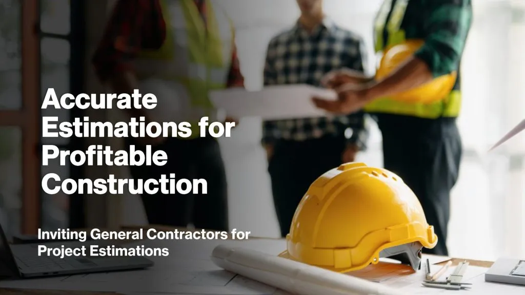 Estimating Services for General Contractors 